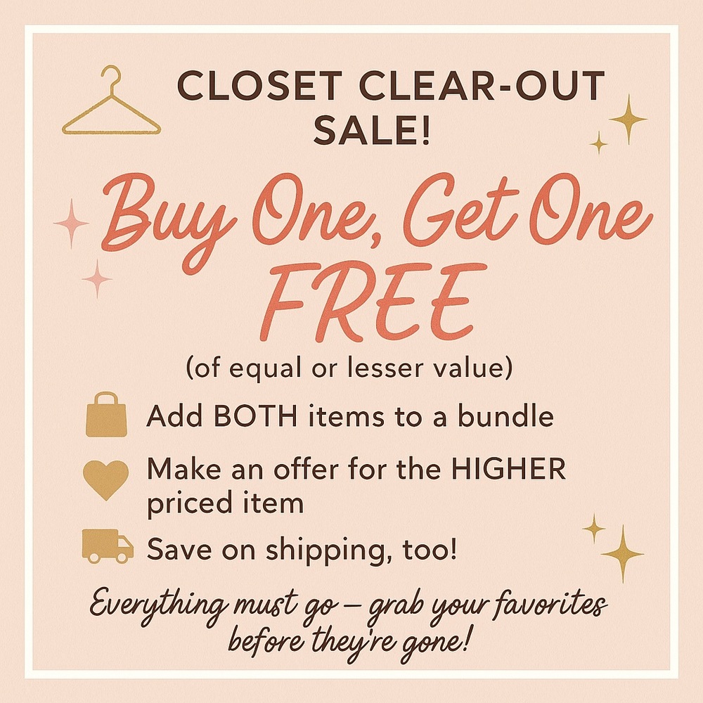 ✨ Closet Clear-Out Sale ✨